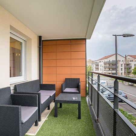 Spacieux - 4 Pers' - Balcon - 2 Lits - Parking Woippy Exterior foto